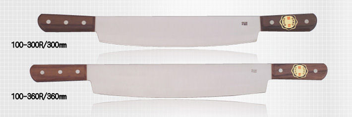包丁のトギノン 特殊包丁：割込両手 冷凍包丁360mm 100-360R